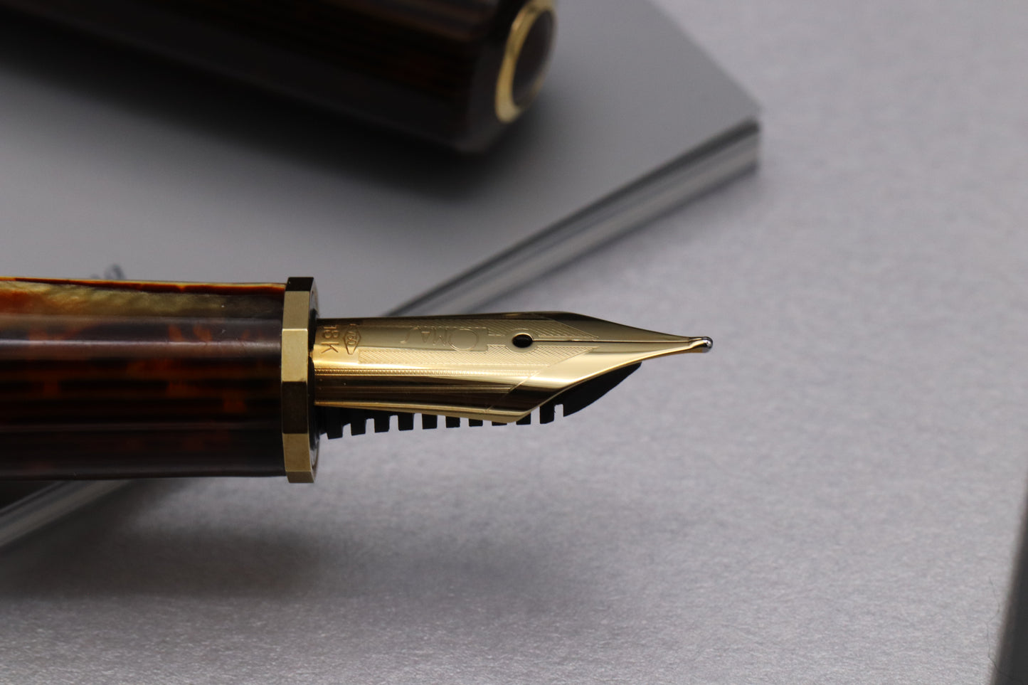 Omas Milord Arco Bronze Gold Trim Fountain Pen