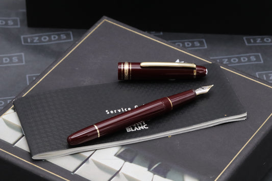 Montblanc Meisterstuck Chopin Classique Bordeaux Fountain Pen - NEVER INKED
