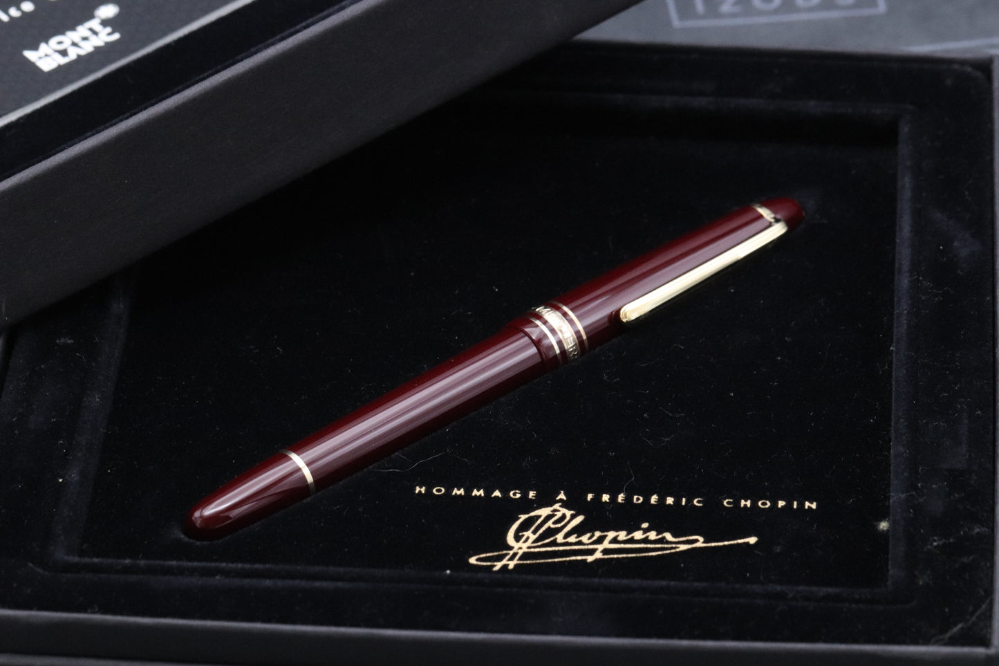 Montblanc Meisterstuck Chopin Classique Bordeaux Fountain Pen - NEVER INKED
