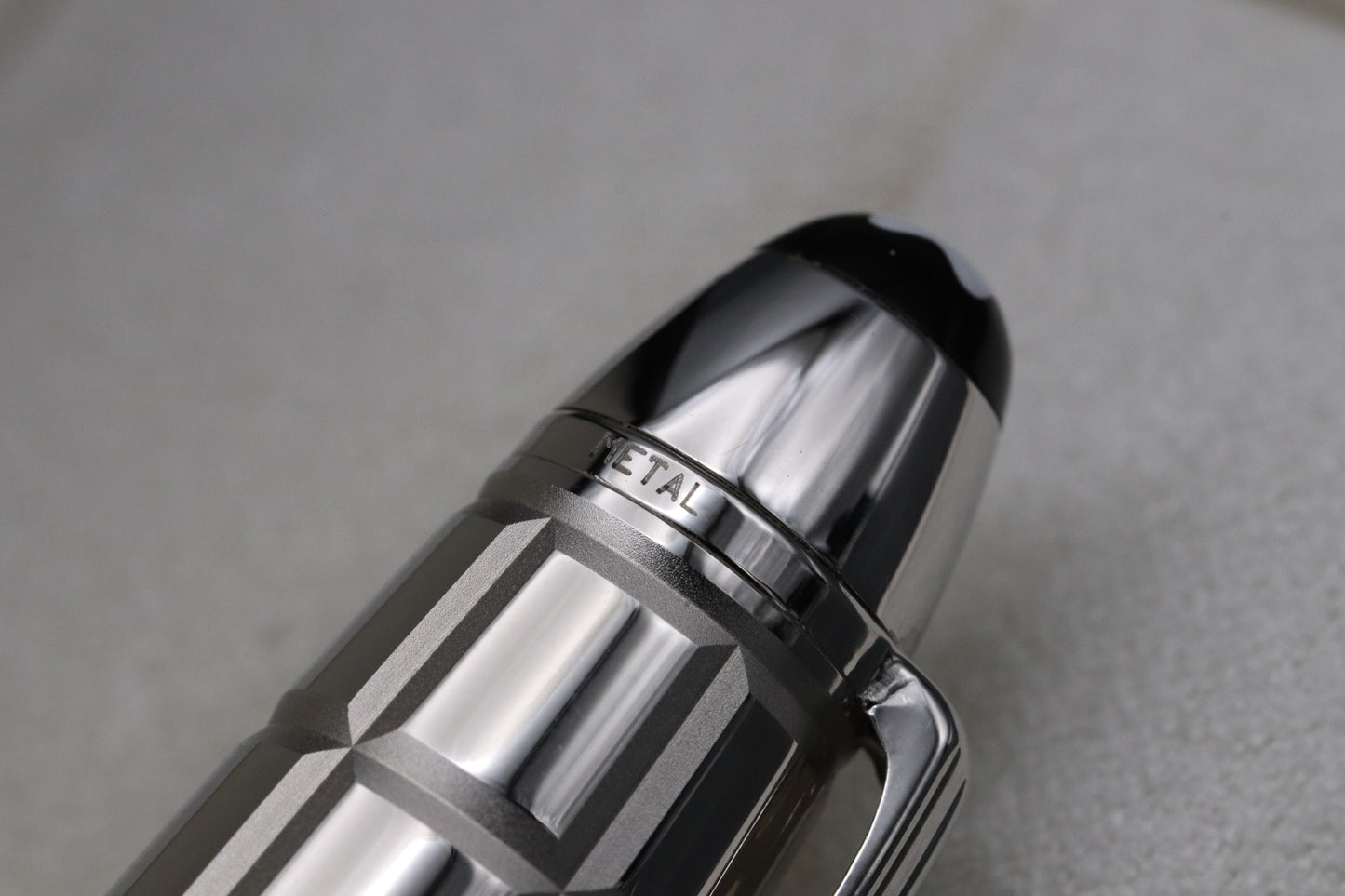 Montblanc Meisterstuck 146 LeGrand Platinum Facet Fountain Pen - EF Nib