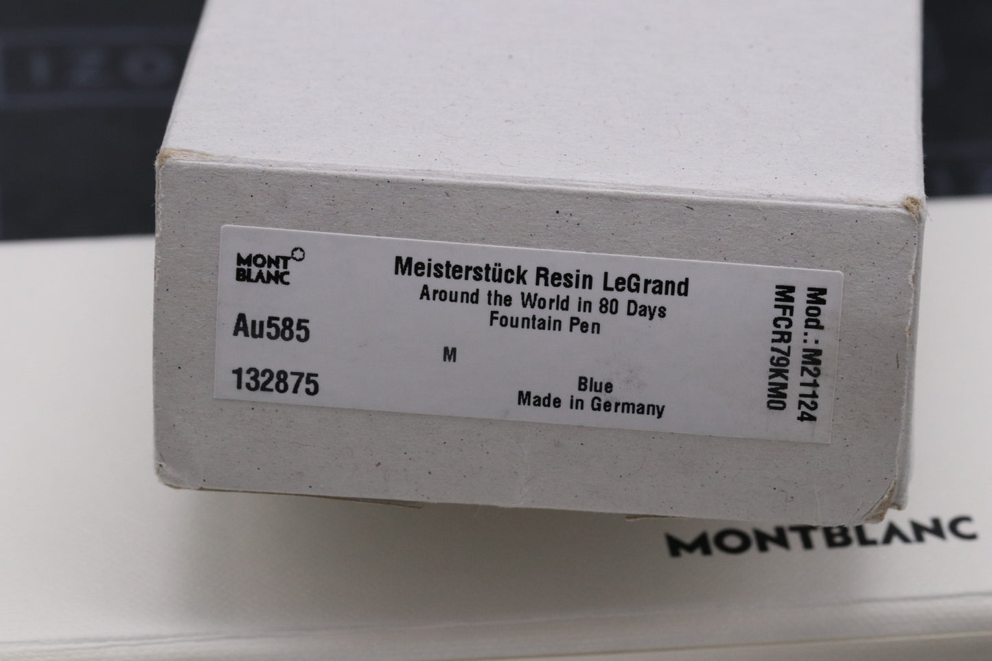 Montblanc Meisterstuck LeGrand Around The World in 80 Days Fountain Pen - UNUSED
