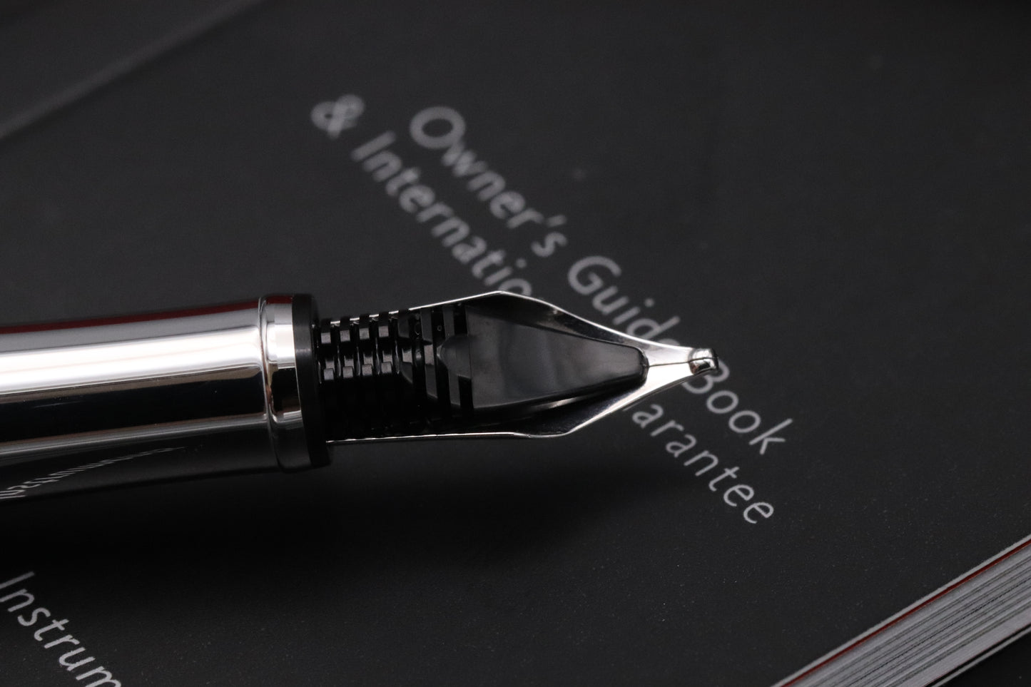 Caran d'Ache Leman Slim Vert de Gris Fountain Pen - Broad Nib