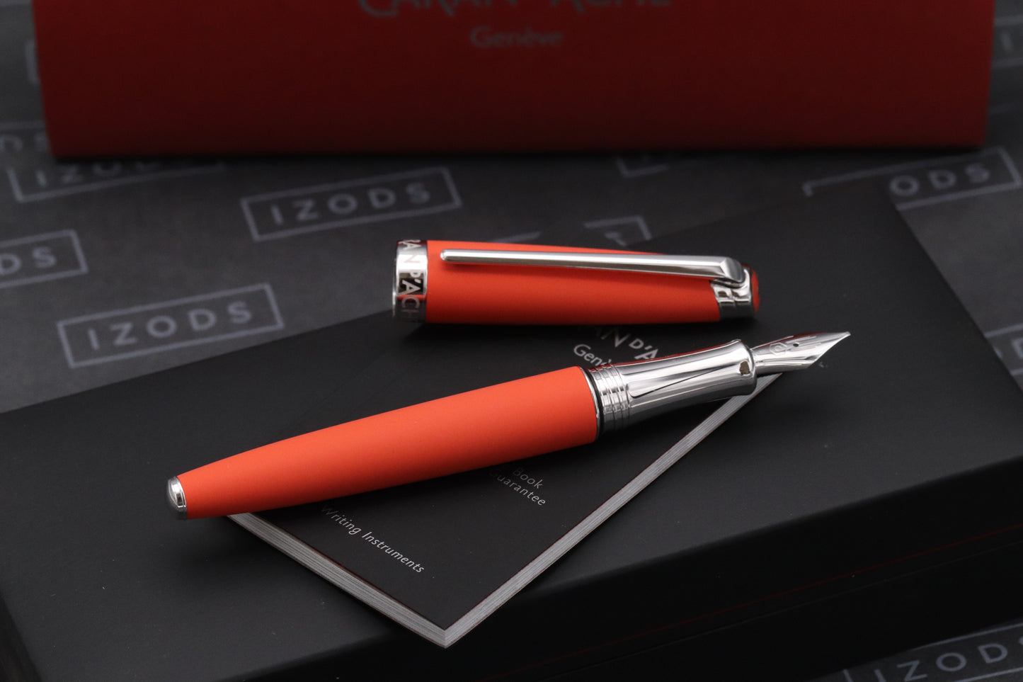 Caran d'Ache Leman Matte Coral Lacquer Fountain Pen