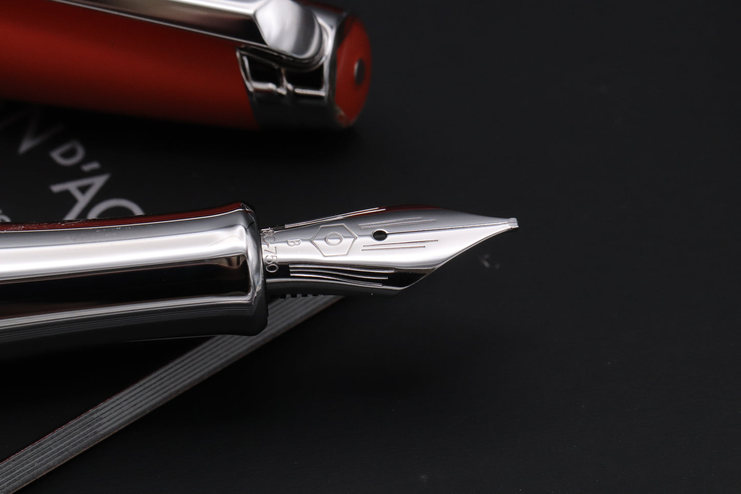 Caran d'Ache Leman Matte Coral Lacquer Fountain Pen