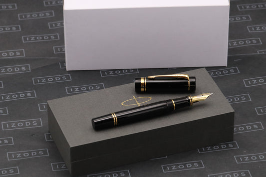 Parker Duofold Centennial Black GT Fountain Pen - MK1 - 1993