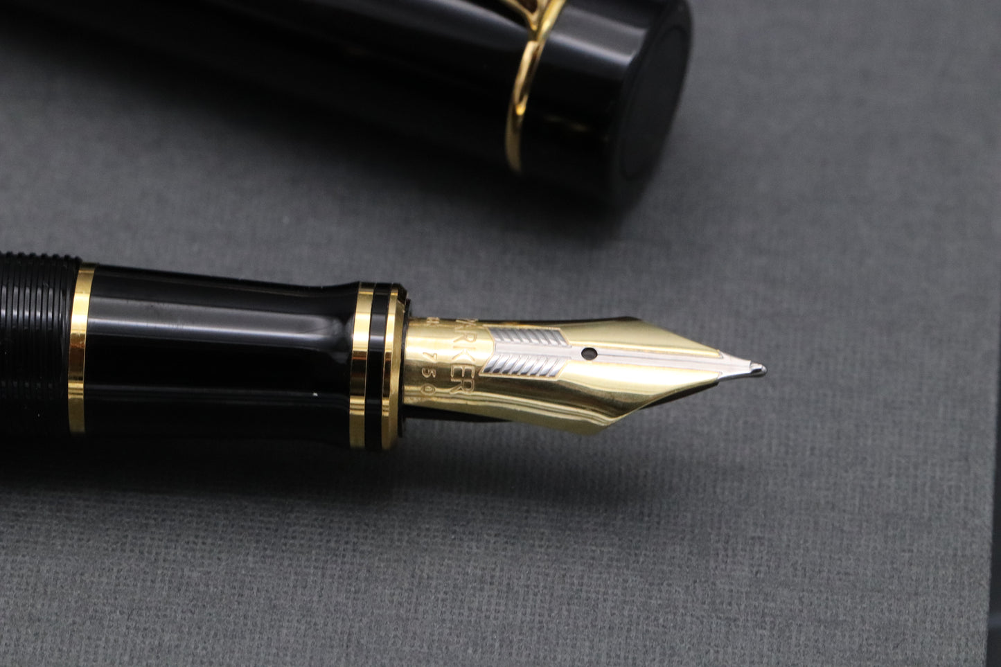 Parker Duofold Centennial Black GT Fountain Pen - MK1 - 1993