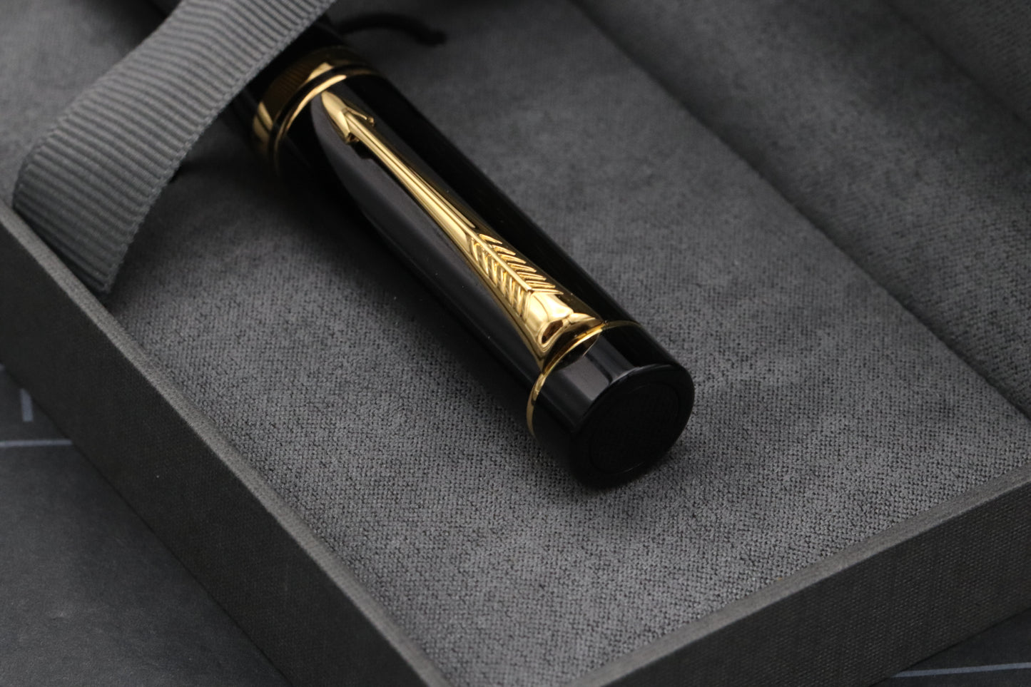 Parker Duofold Centennial Black GT Fountain Pen - MK1 - 1993