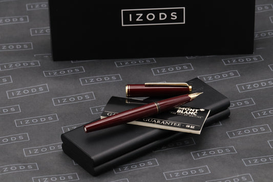 Montblanc 221 Bordeaux Fountain Pen - EF Nib
