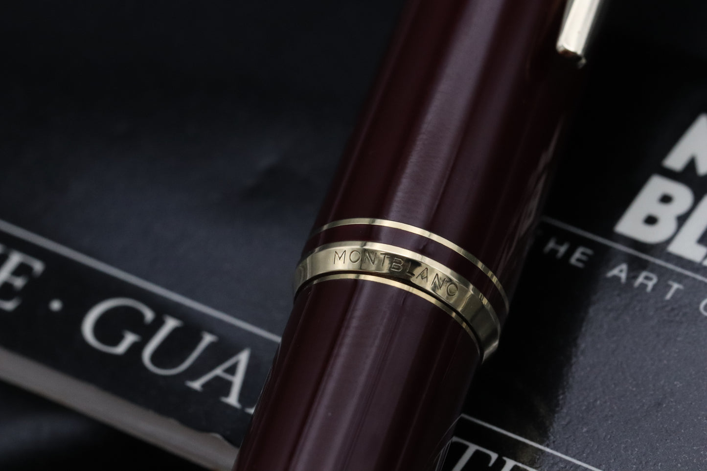 Montblanc 221 Bordeaux Fountain Pen - EF Nib