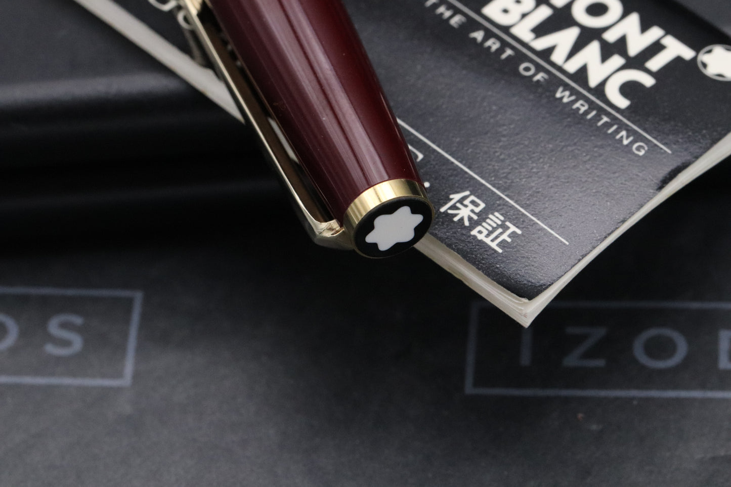 Montblanc 221 Bordeaux Fountain Pen - EF Nib