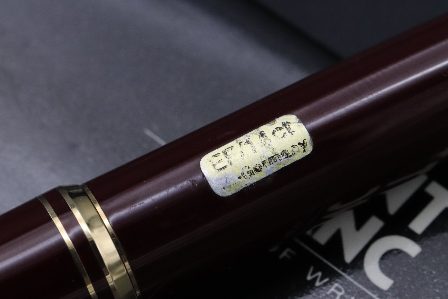 Montblanc 221 Bordeaux Fountain Pen - EF Nib
