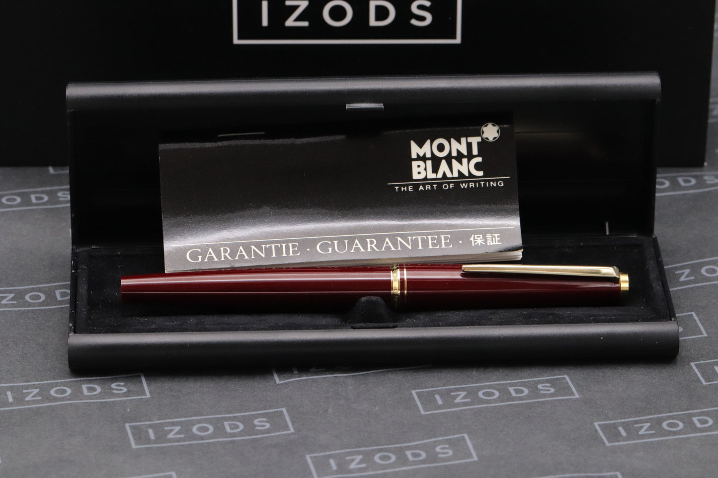 Montblanc 221 Bordeaux Fountain Pen - EF Nib