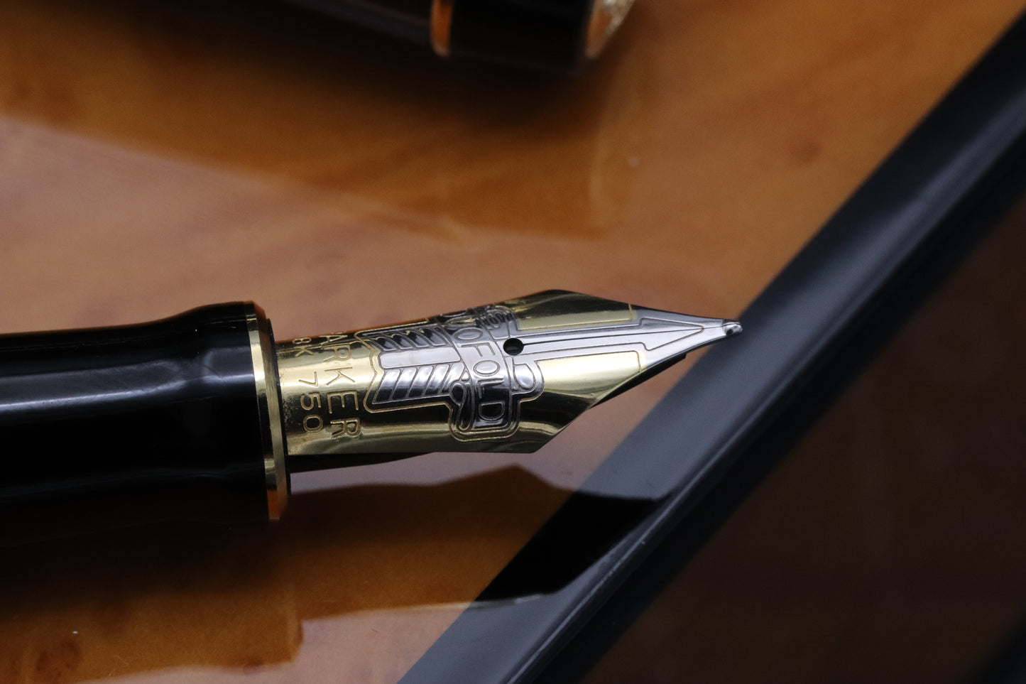 Parker Centennial Chocolate Pinstripe Special Edition Fountain Pen - UNUSED