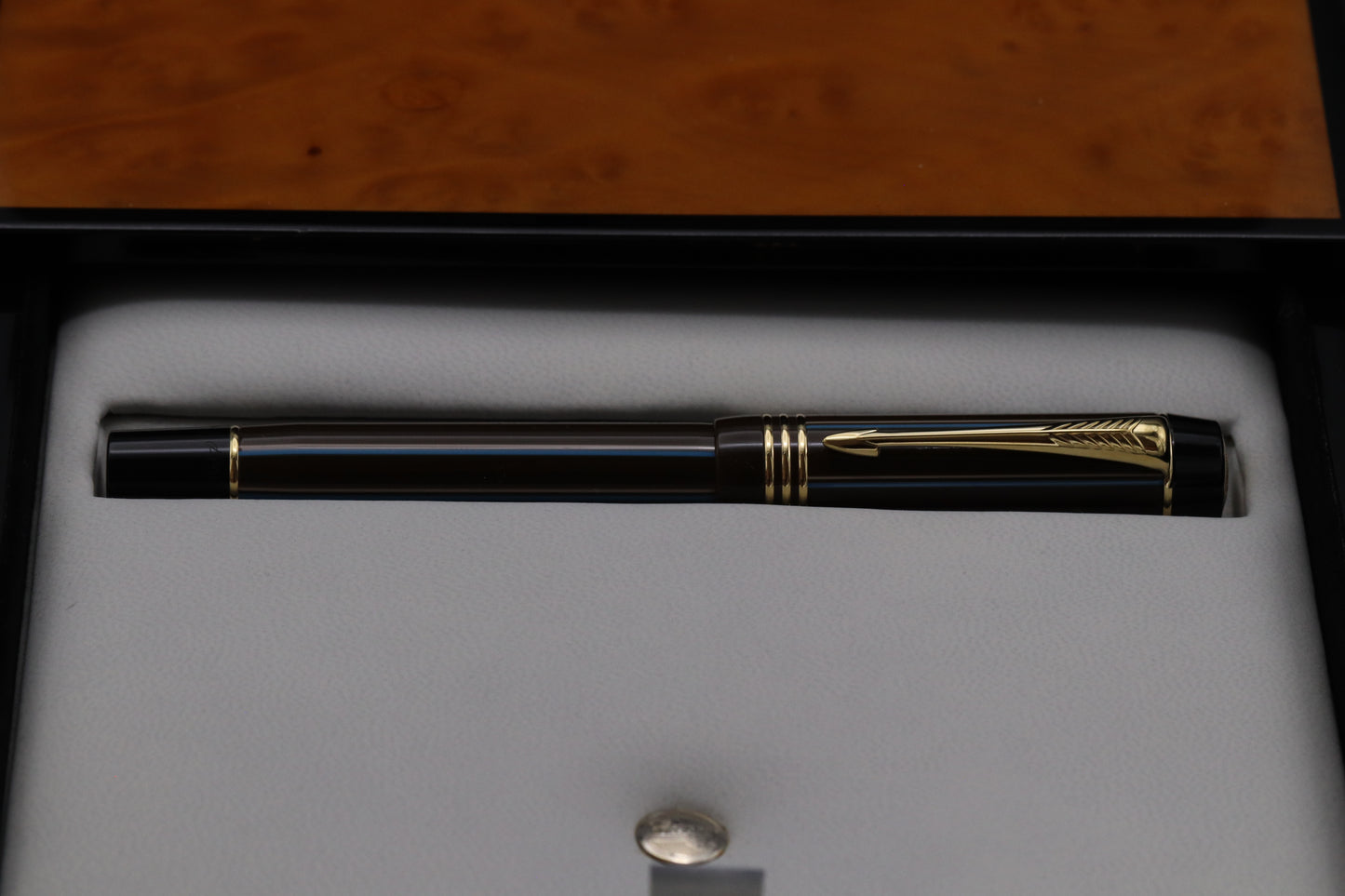 Parker Centennial Chocolate Pinstripe Special Edition Fountain Pen - UNUSED
