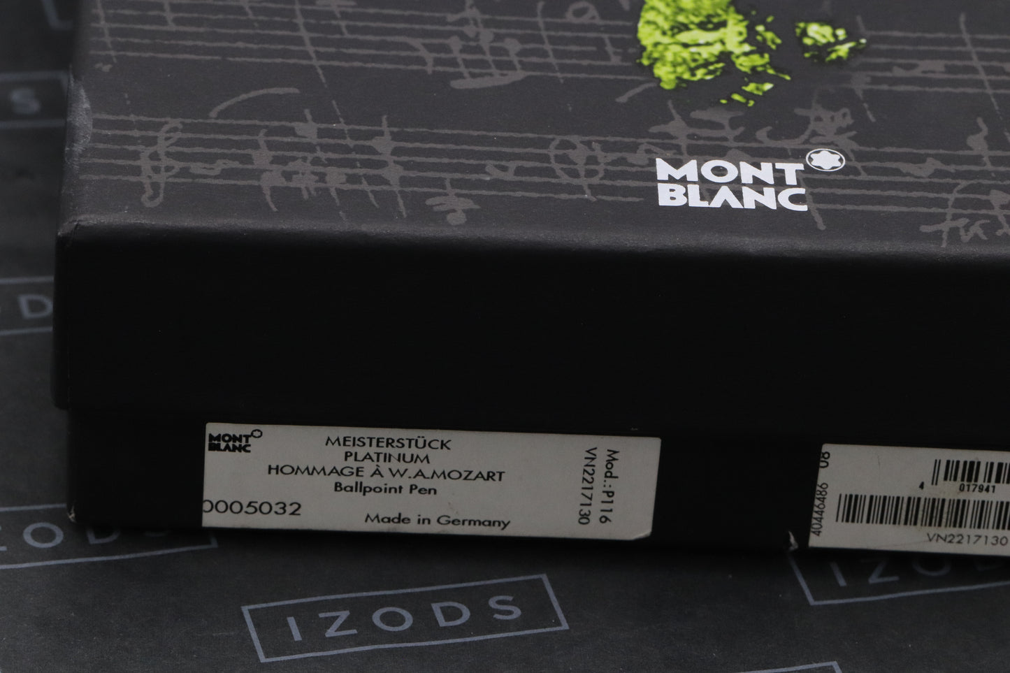 Montblanc Meisterstück 114 Mozart Platinum-Coated Fountain Pen - UNUSED