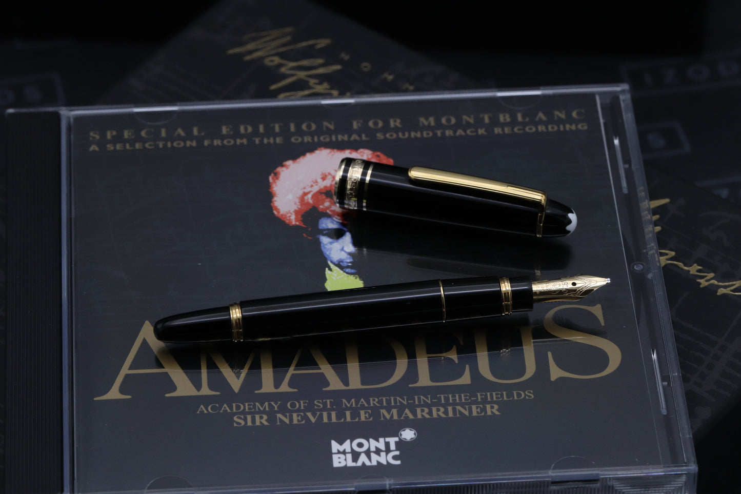 Montblanc Meisterstück 114 Mozart Gold-Coated Fountain Pen - Broad Nib