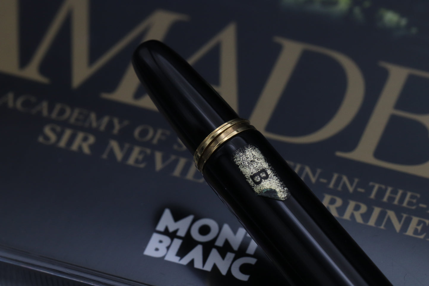 Montblanc Meisterstück 114 Mozart Gold-Coated Fountain Pen - Broad Nib