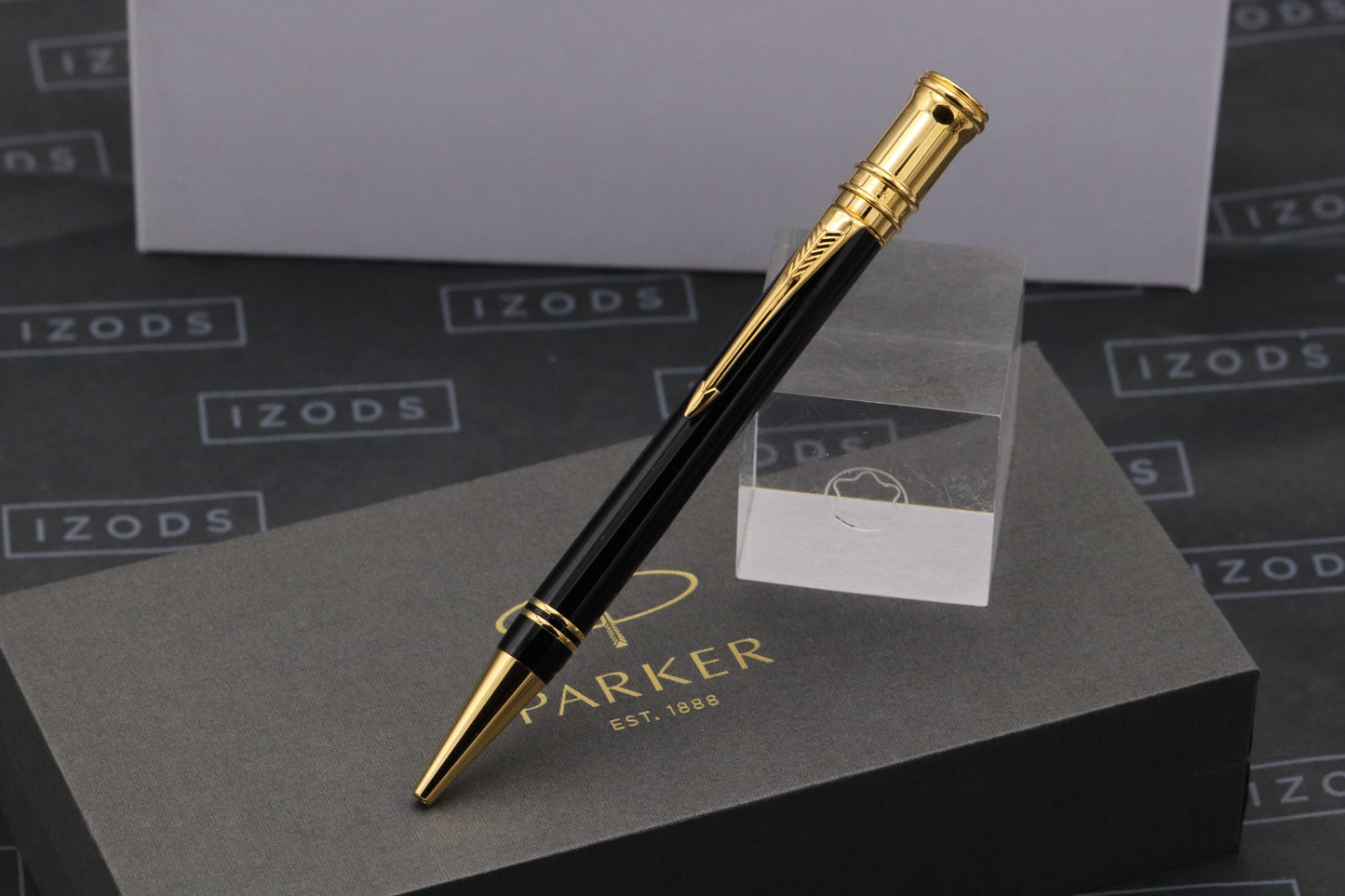 Parker Duofold Black GT Ballpoint Pen - MK1 - 1992