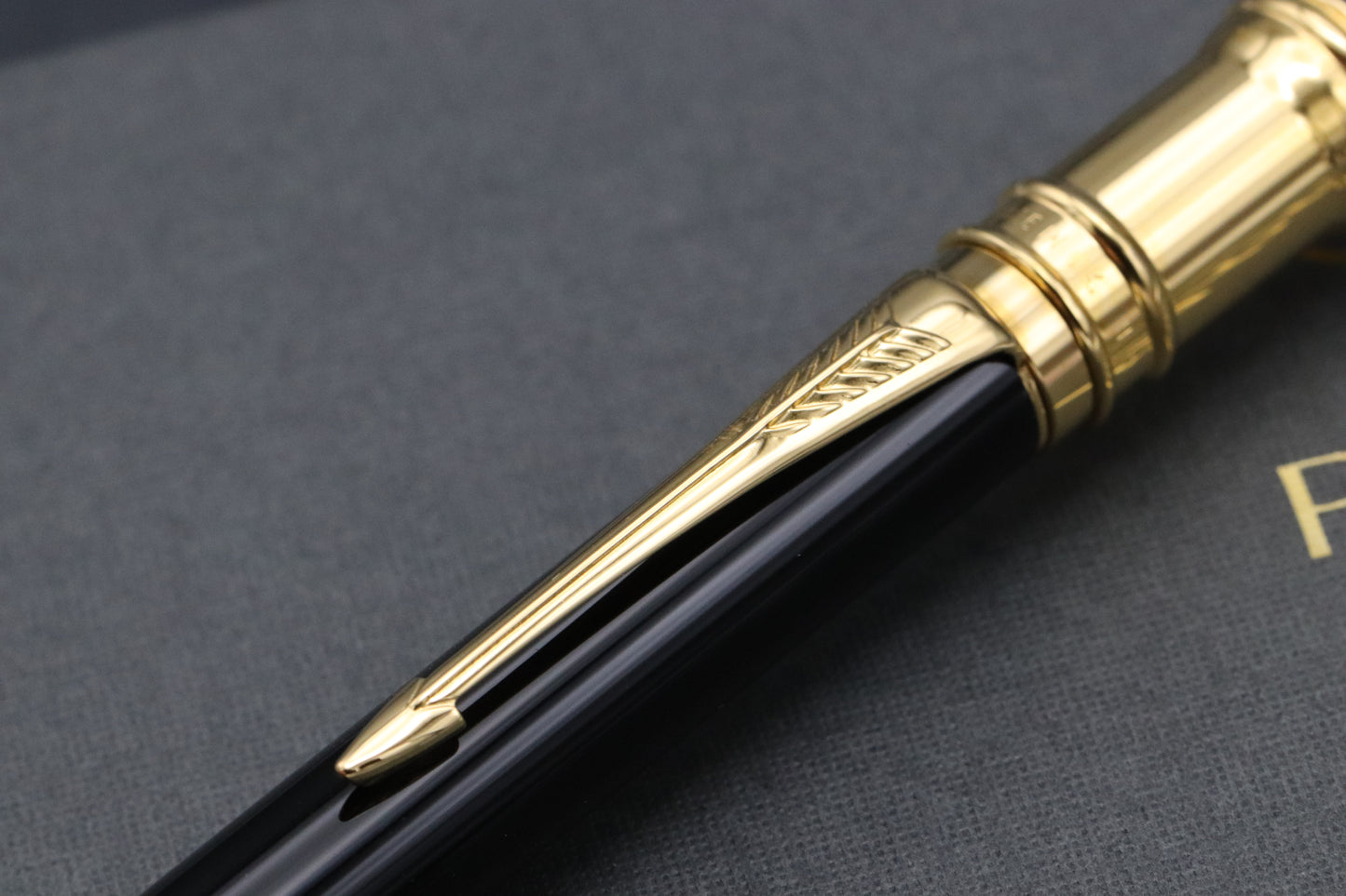 Parker Duofold Black GT Ballpoint Pen - MK1 - 1992