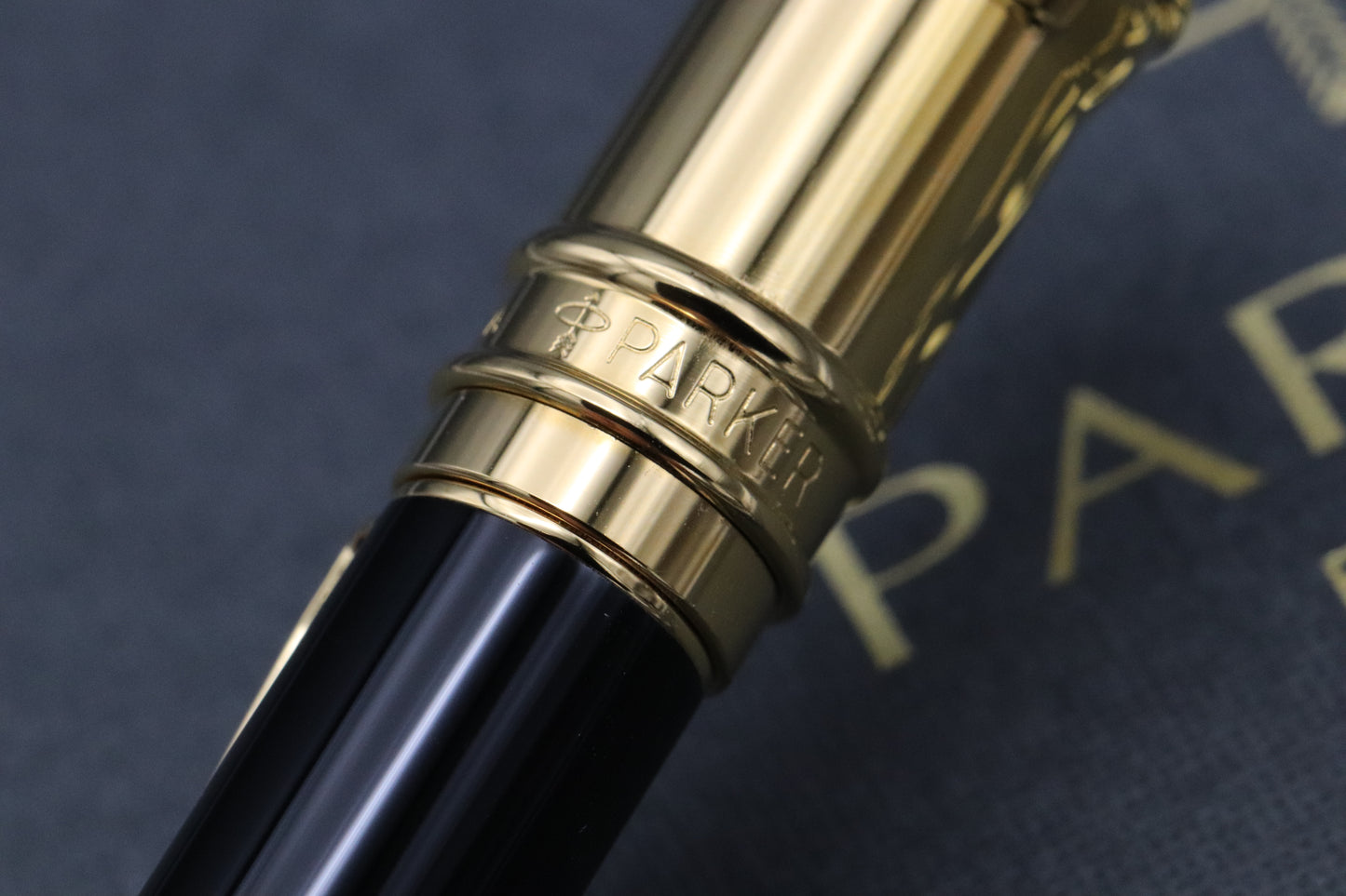 Parker Duofold Black GT Ballpoint Pen - MK1 - 1992