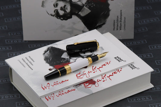 Montblanc Writers Edition William Shakespeare Fountain Pen - INKED ONCE
