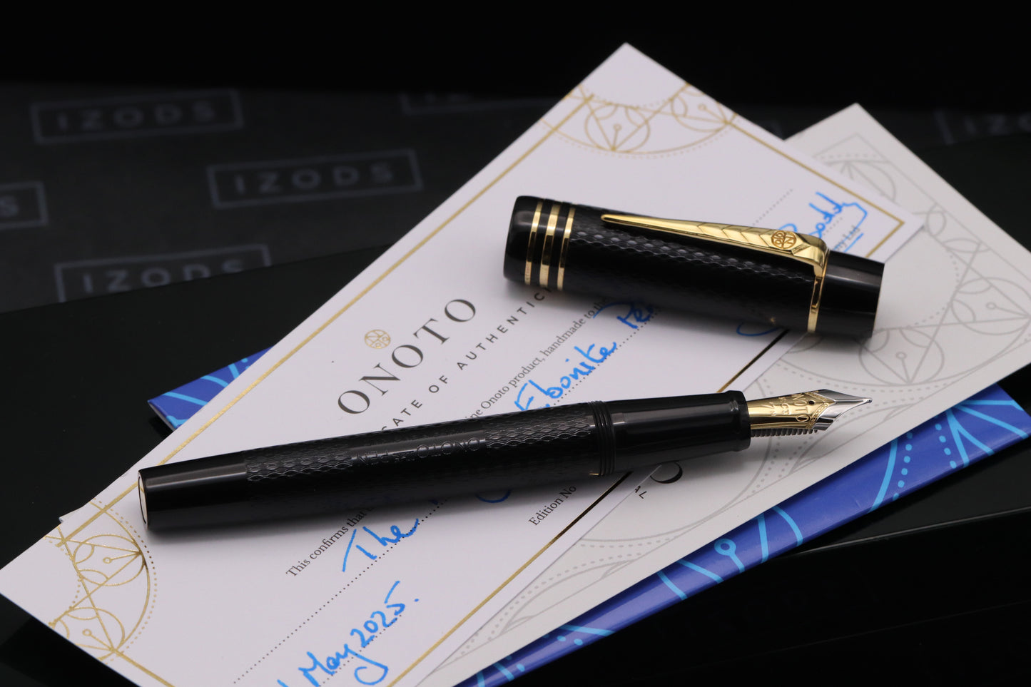 Onoto Magna The Ebonite Vermeil Fountain Pen - UNUSED - Number 1/999