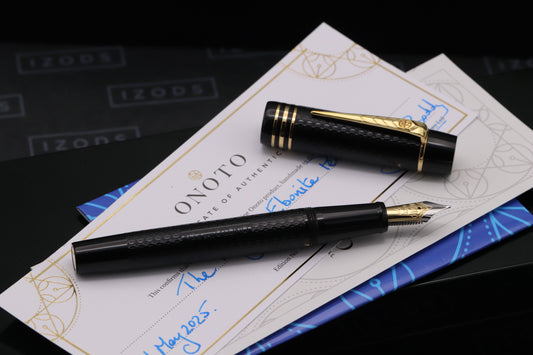 Onoto Magna The Ebonite Vermeil Fountain Pen - UNUSED - Number 1/999
