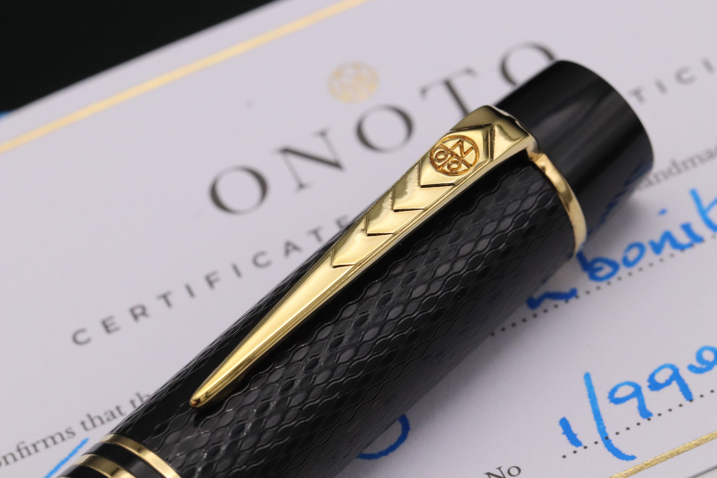 Onoto Magna The Ebonite Vermeil Fountain Pen - UNUSED - Number 1/999