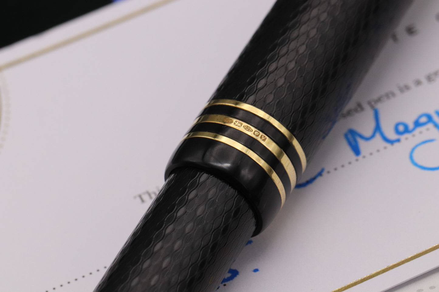 Onoto Magna The Ebonite Vermeil Fountain Pen - UNUSED - Number 1/999