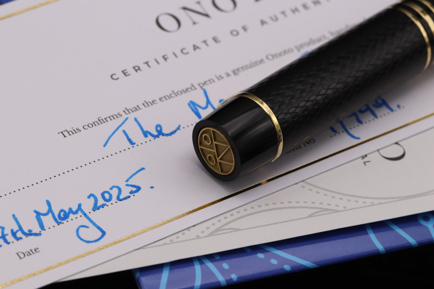 Onoto Magna The Ebonite Vermeil Fountain Pen - UNUSED - Number 1/999