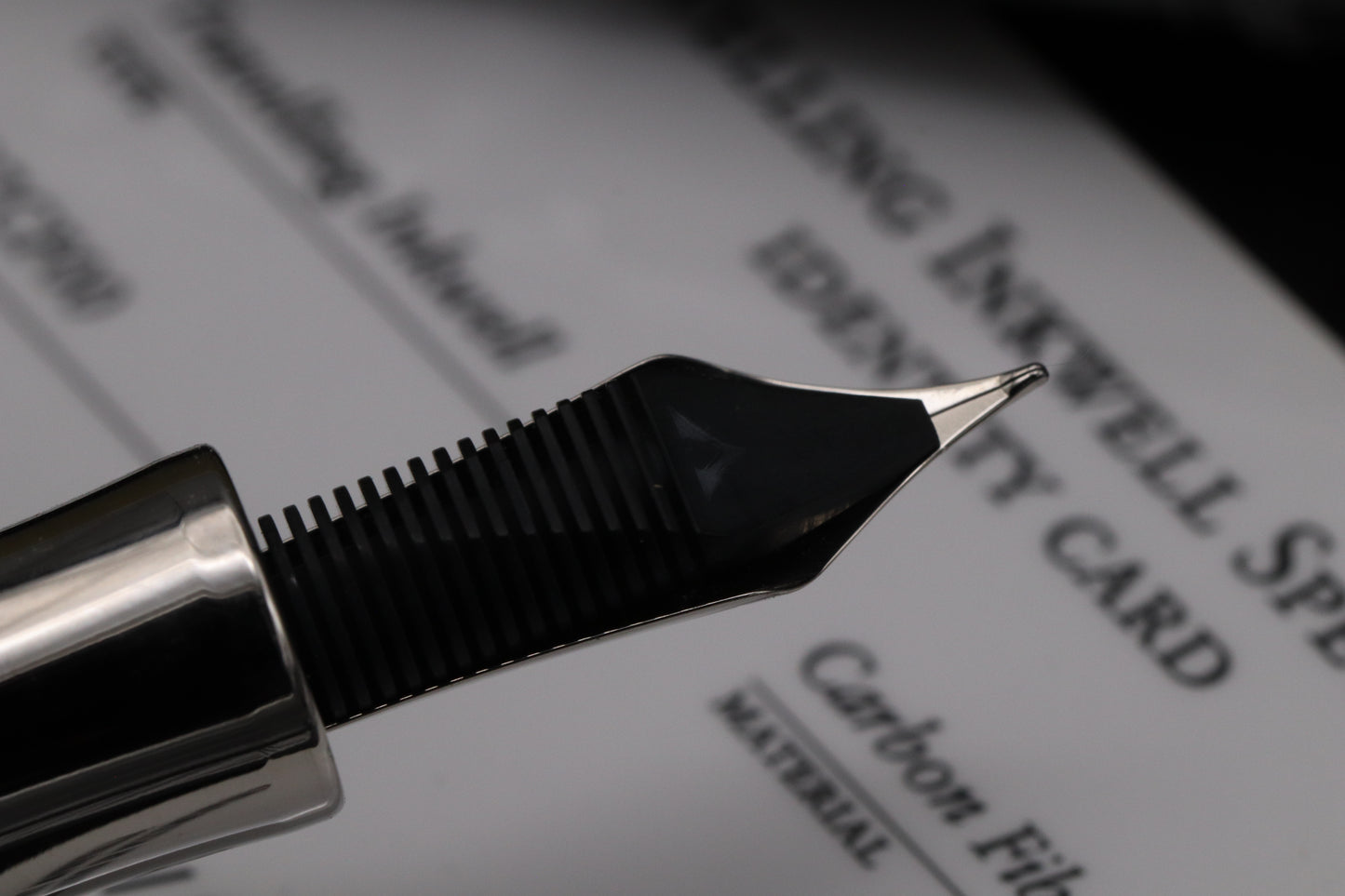 Visconti Carbon Fibre Skeleton LE22 Fountain Pen and Inkwell - UNUSED