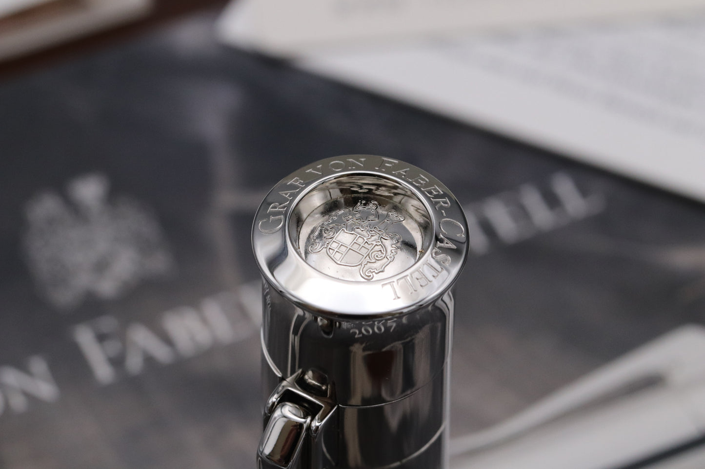 Graf von Faber-Castell Pen of the Year 2007 Petrified Wood Fountain Pen - UNUSED