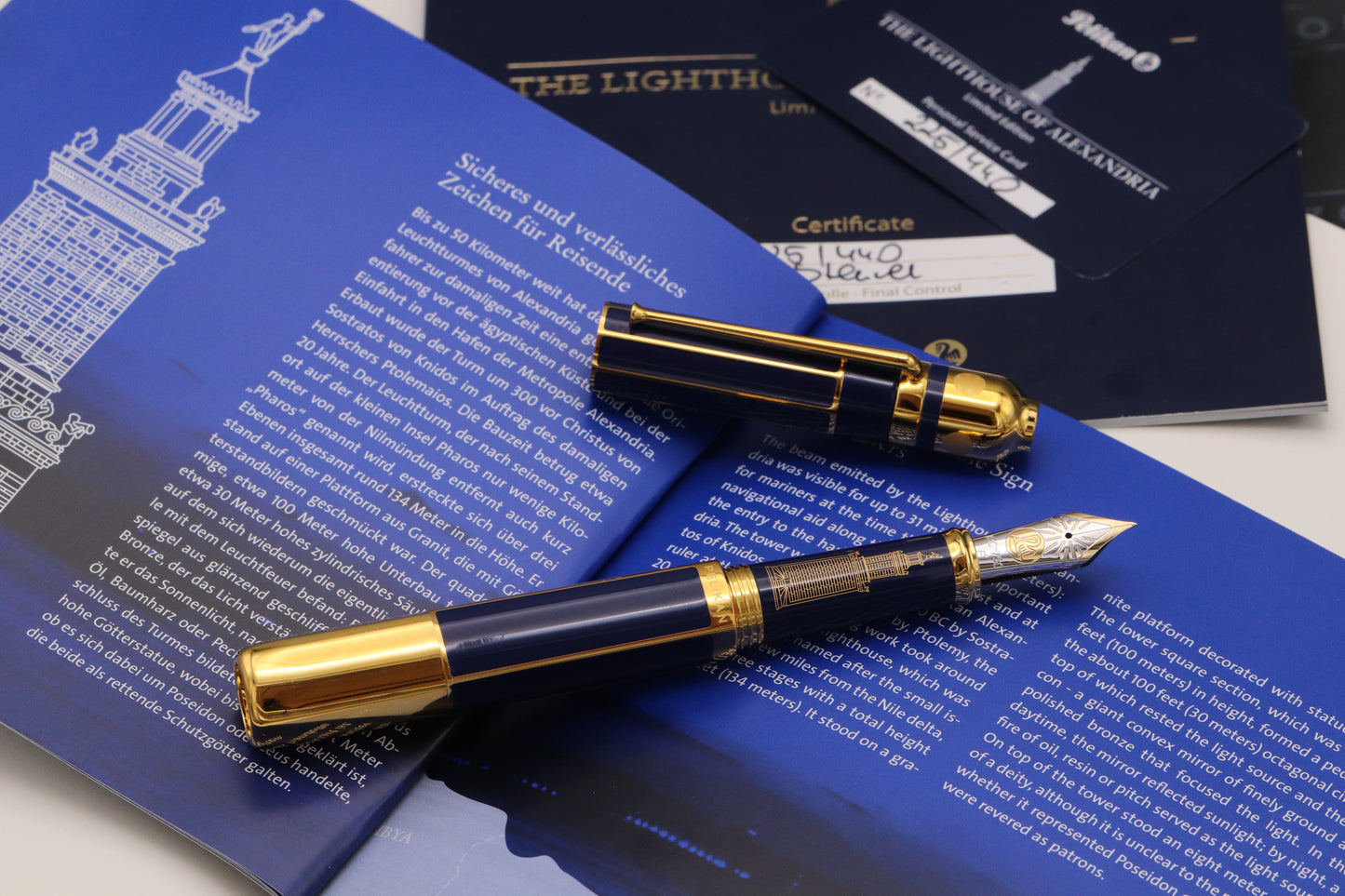 Pelikan M1000 The Lighthouse of Alexandria LE440 Fountain Pen - NEVER INKED