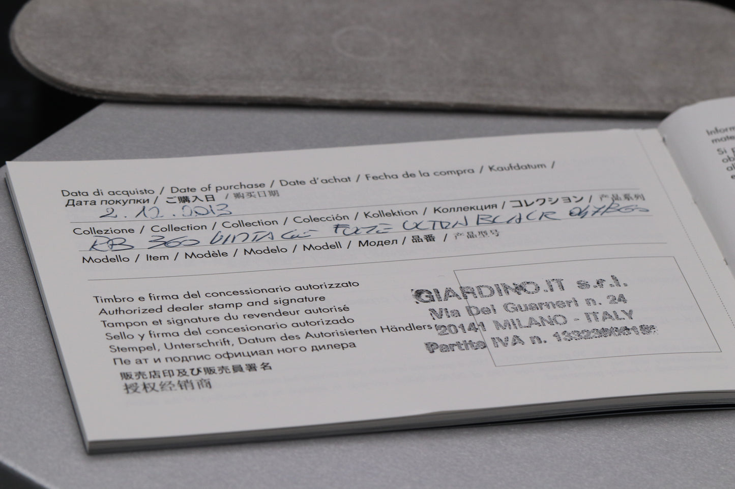 OMAS 360 Vintage Smoke Limited Edition Rollerball Pen