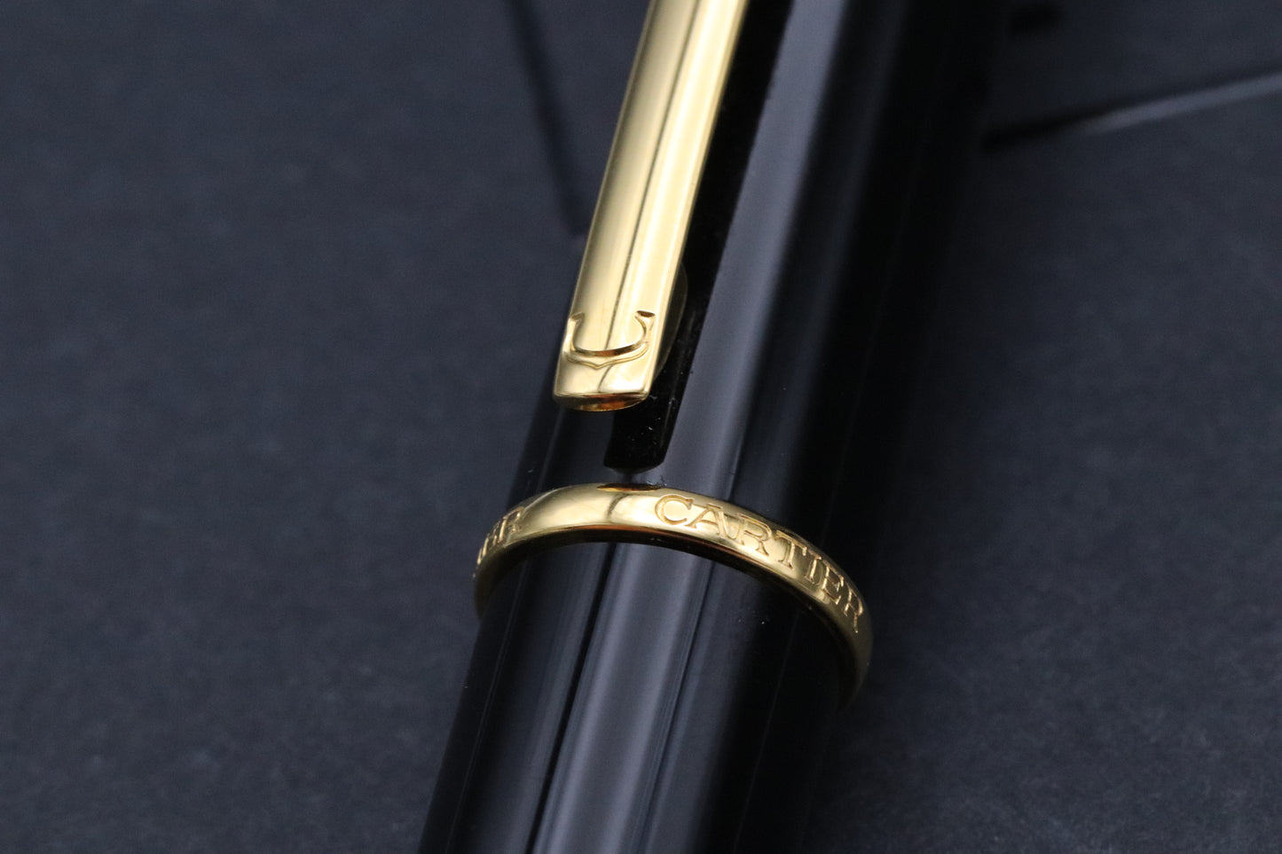 Cartier Diabolo Black Gold Rollerball Pen