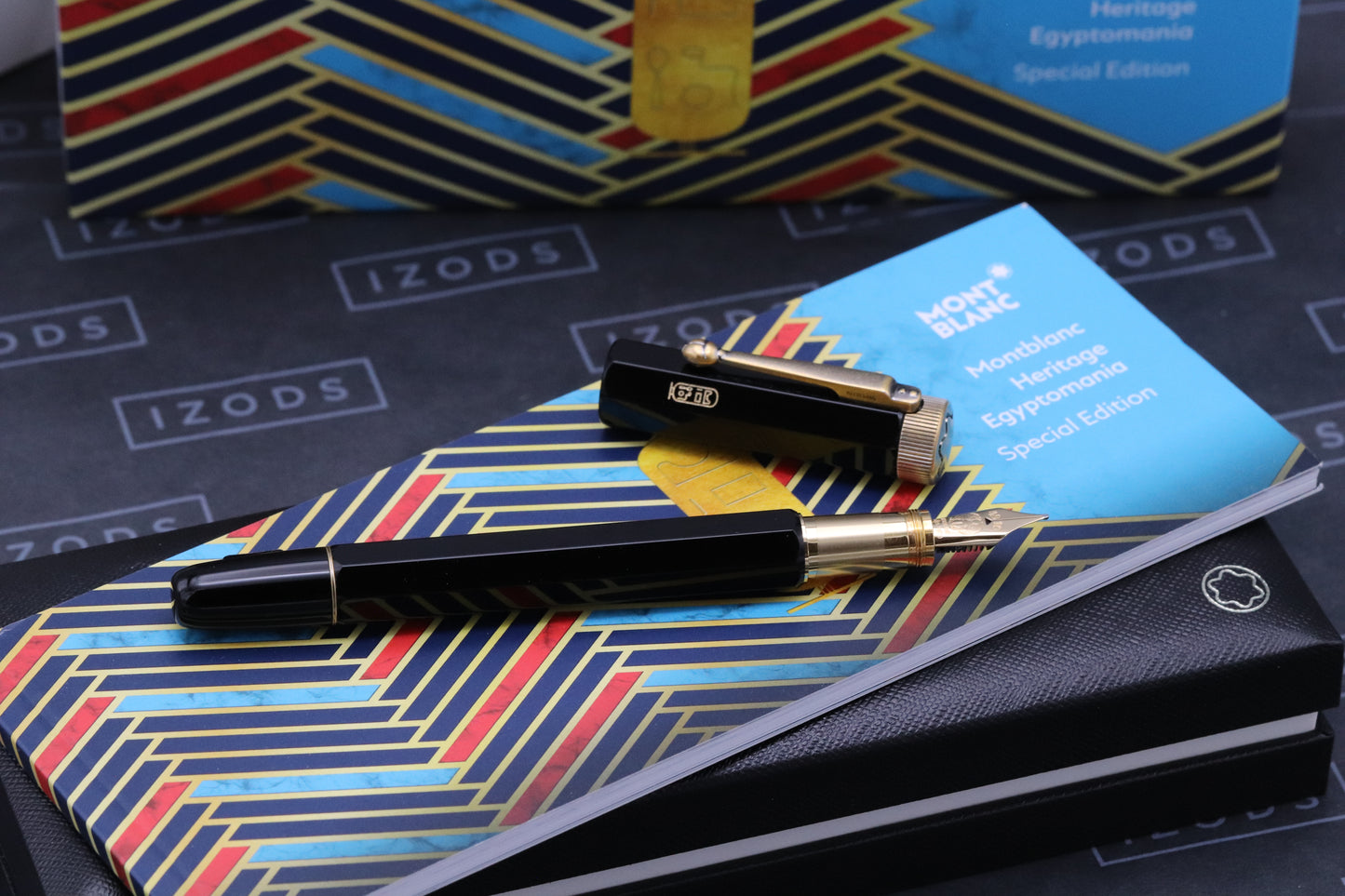 Montblanc Heritage Egyptomania Special Edition Black Fountain Pen - UNUSED - Fine Nib