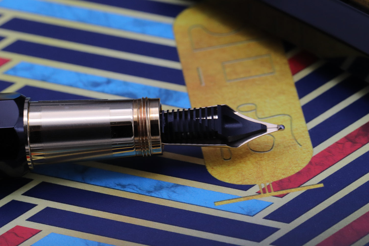 Montblanc Heritage Egyptomania Special Edition Black Fountain Pen - UNUSED - Fine Nib
