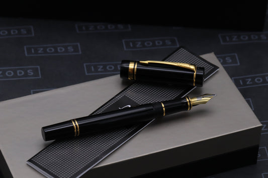 Parker Duofold International Black GT Fountain Pen - MK1 - 1994