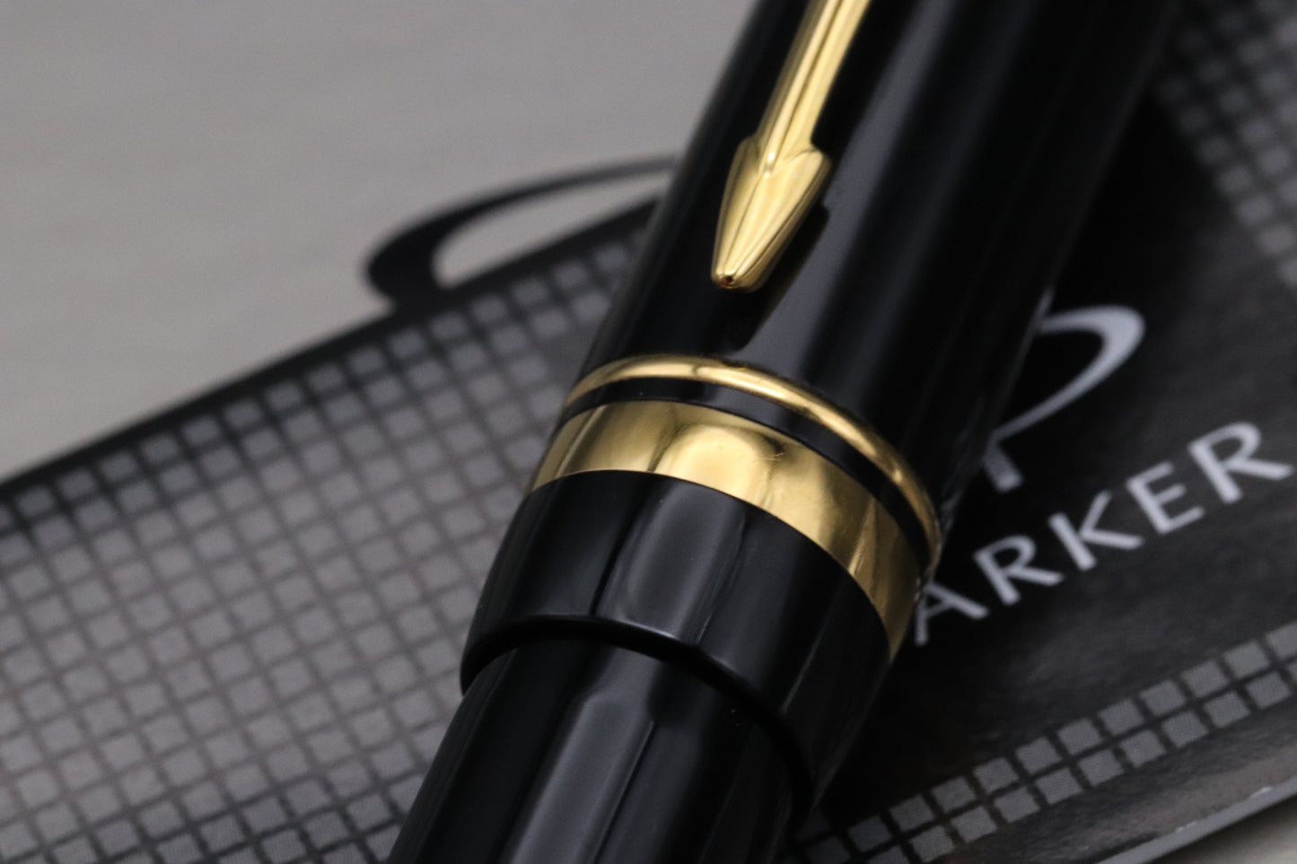 Parker Duofold International Black GT Fountain Pen - MK1 - 1994