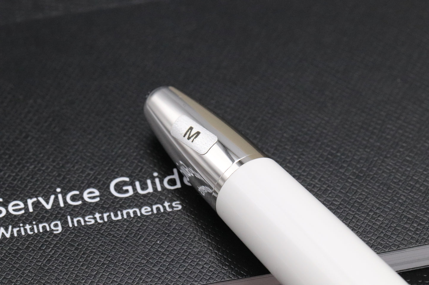 Montblanc Meisterstuck LeGrand White Solitaire Fountain Pen - NEW