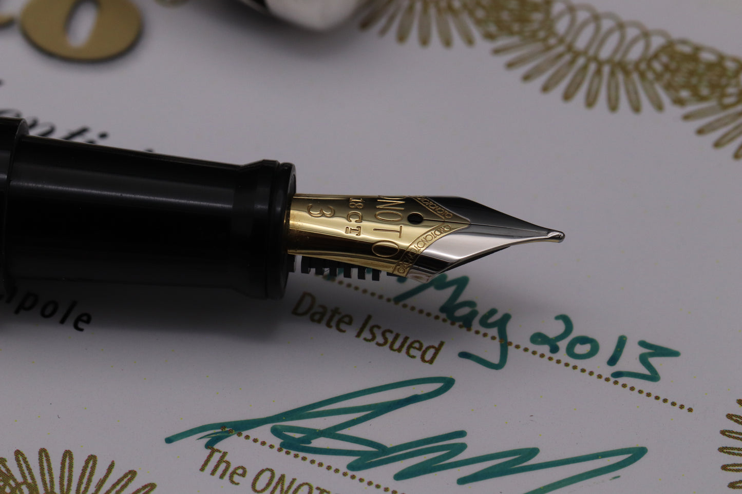 Onoto Overlay No. 1 Sterling Silver Henry Simpole LE500 Fountain Pen - UNUSED