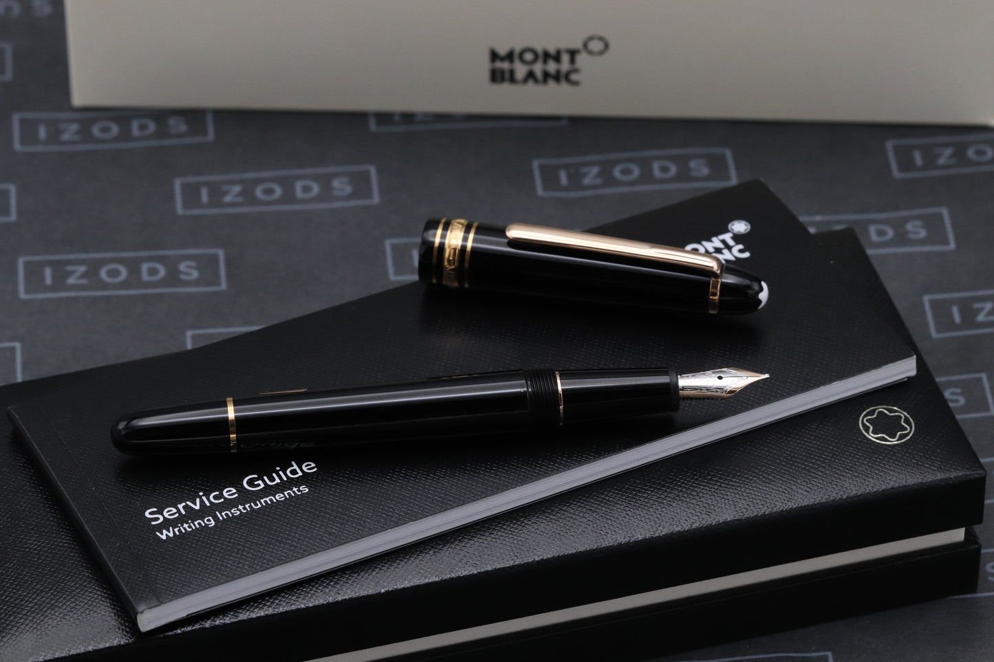 Montblanc Meisterstuck 145 Classique Red Gold Coated Fountain Pen