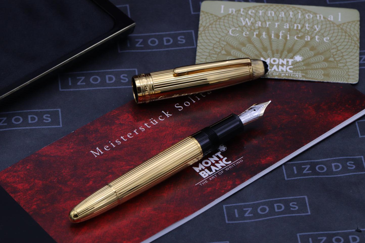 Montblanc Meisterstück 146 LeGrand Vermeil Pinstripe Fountain Pen - Serviced by MB June 26