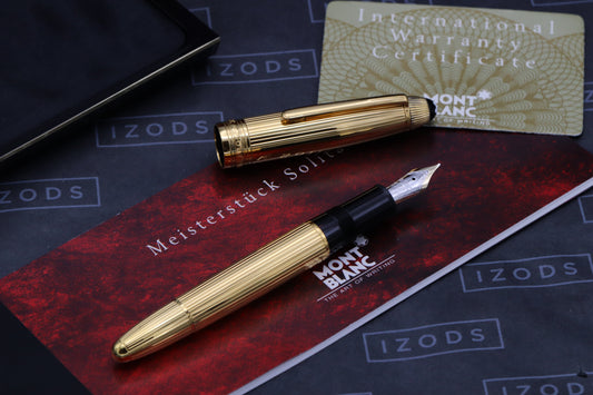 Montblanc Meisterstück 146 LeGrand Vermeil Pinstripe Fountain Pen - Serviced by MB June 26