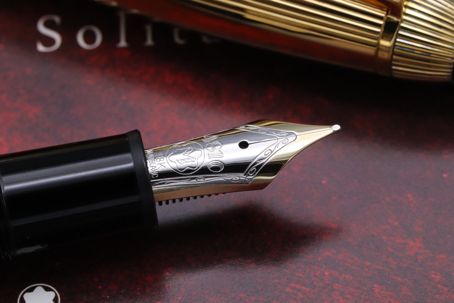 Montblanc Meisterstück 146 LeGrand Vermeil Pinstripe Fountain Pen - Serviced by MB June 26