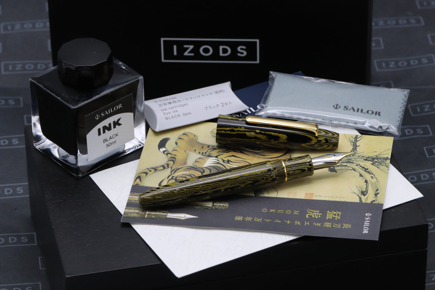 Sailor King of Pen Ebonite Mouko LE500 Fountain Pen - Naginata Togi Nib