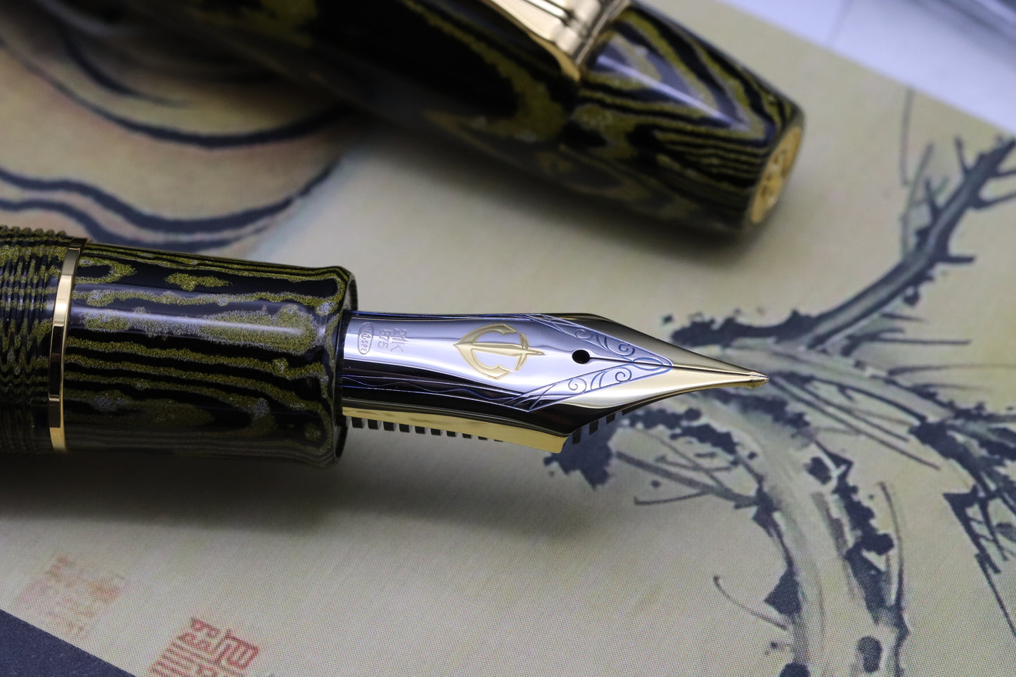 Sailor King of Pen Ebonite Mouko LE500 Fountain Pen - Naginata Togi Nib