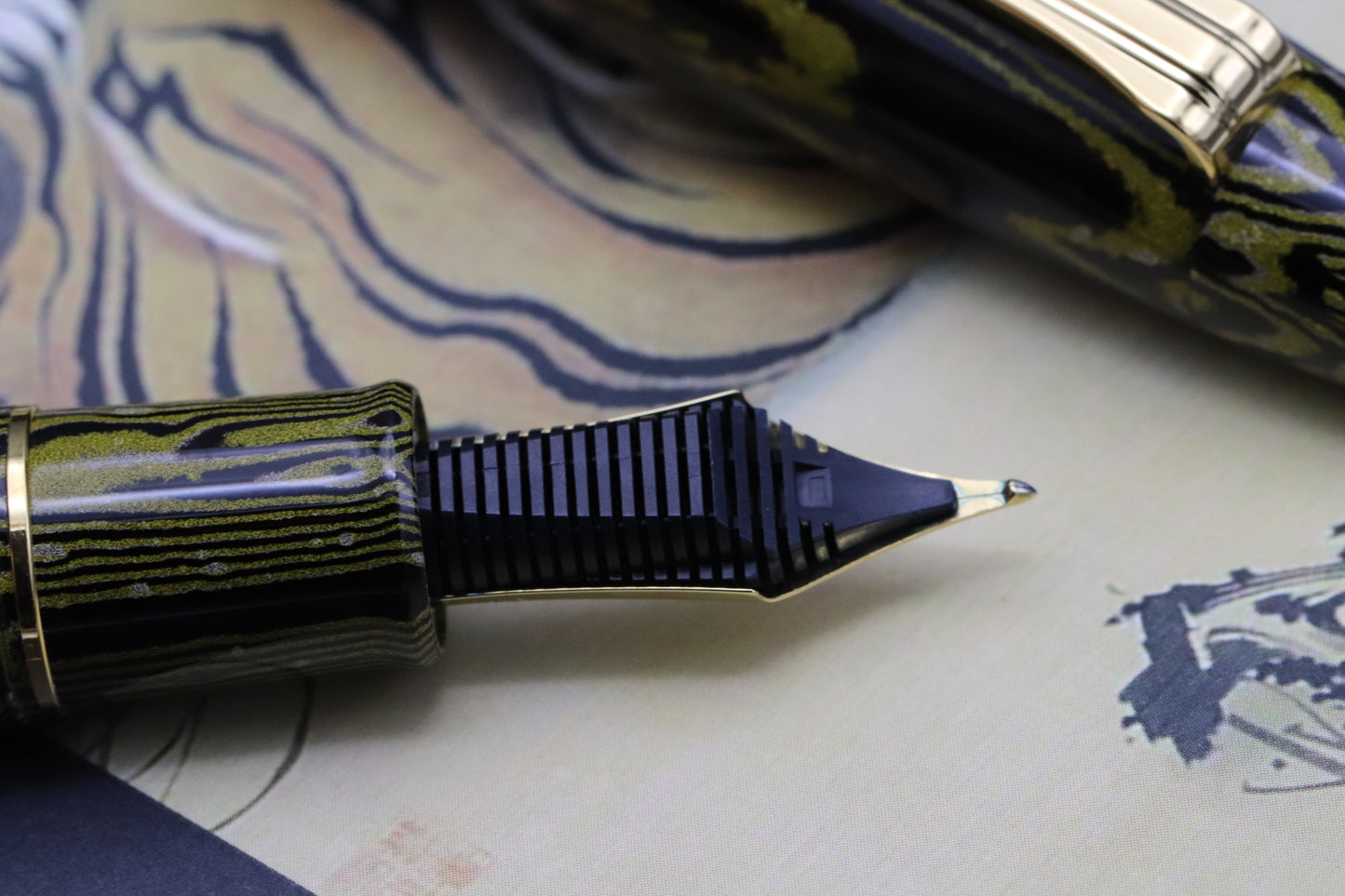 Sailor King of Pen Ebonite Mouko LE500 Fountain Pen - Naginata Togi Nib
