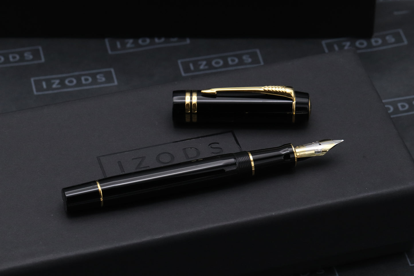 Parker Duofold Centennial Black GT Fountain Pen - MK2 - 1996