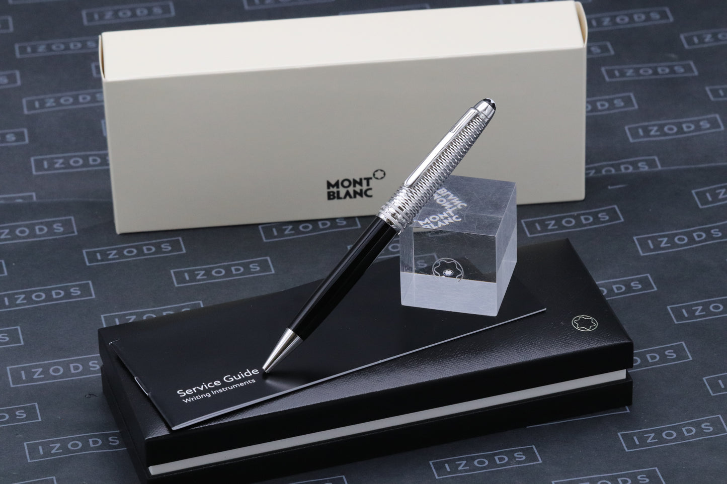 Montblanc Meisterstuck Classique Platinum Geometry Doue Ballpoint Pen - UNUSED
